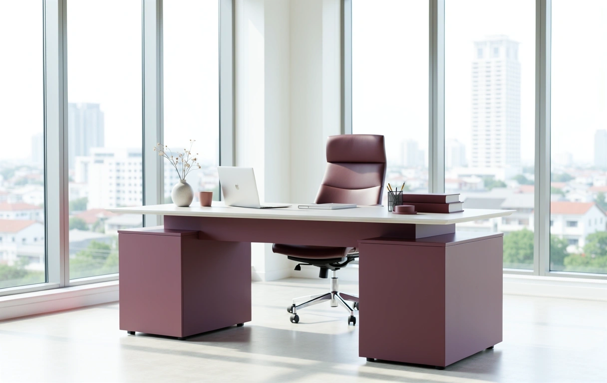 Korviilo office workspace aesthetic